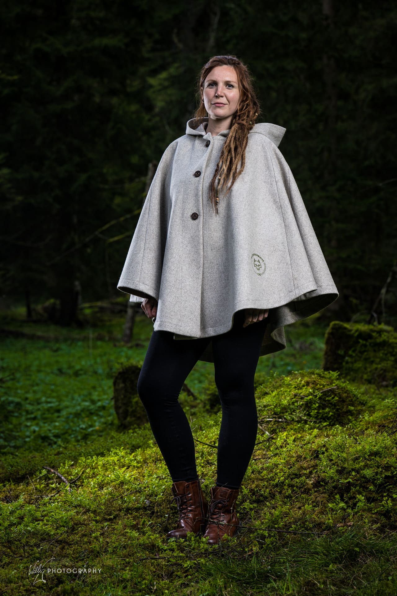 Artemis Cape I Loden cape for women